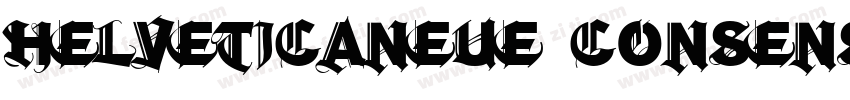 helveticaneue consensed字体转换